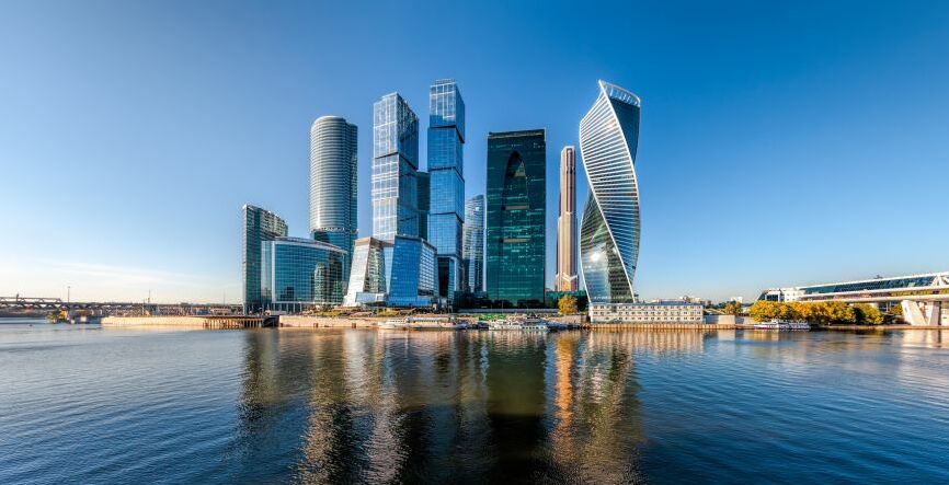 Картина на холсте панорама мегаполиса, арт hd0948501