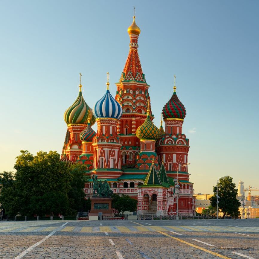 Картина на холсте Московский храм, арт hd0946801